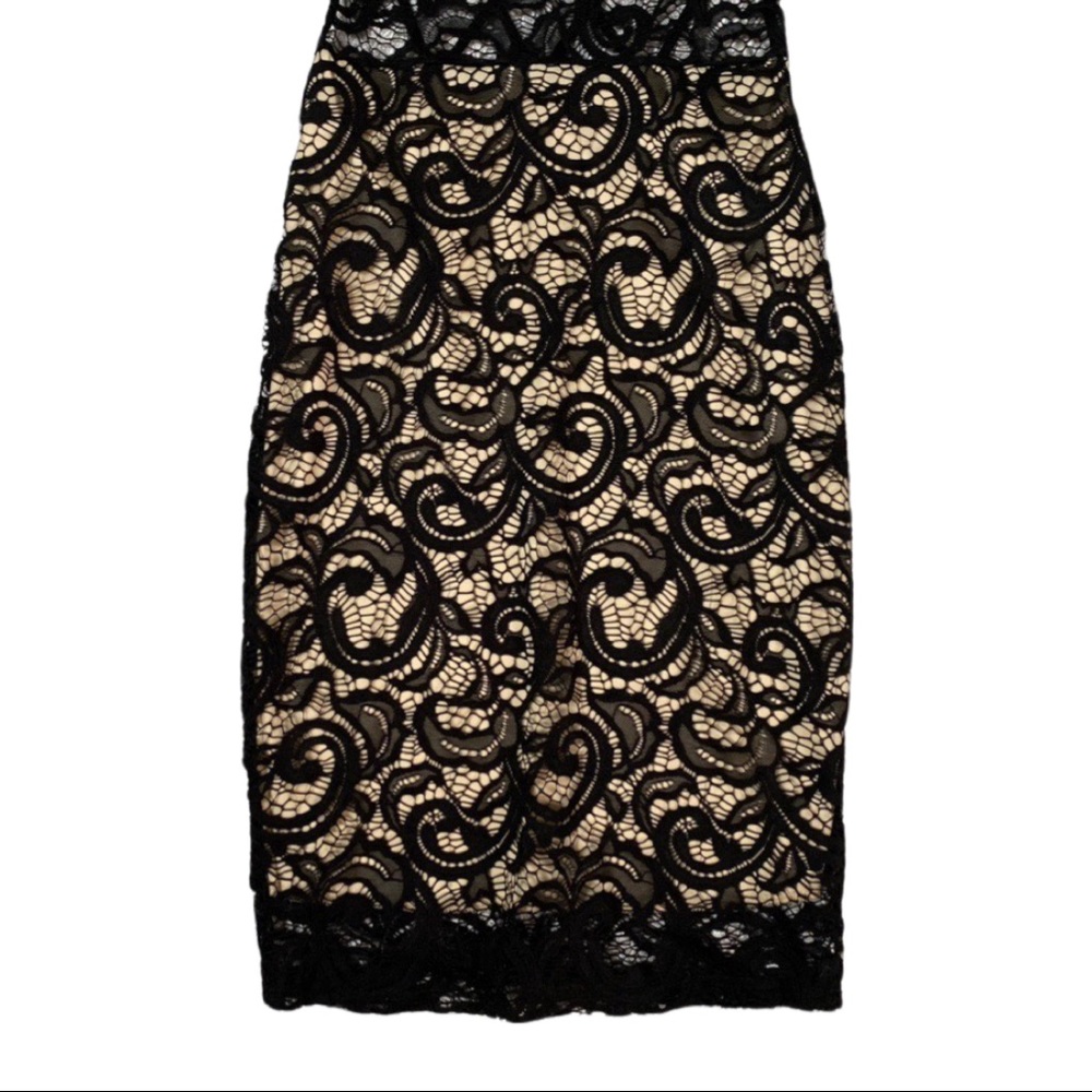 strappy front lace party dress - Picture 3 of 4